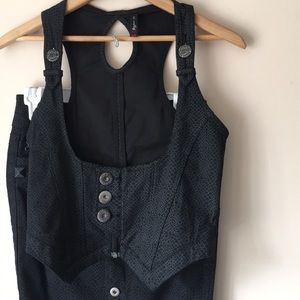 🆕 FOXY JEANS | Two Piece Jean Snake Print Outfit